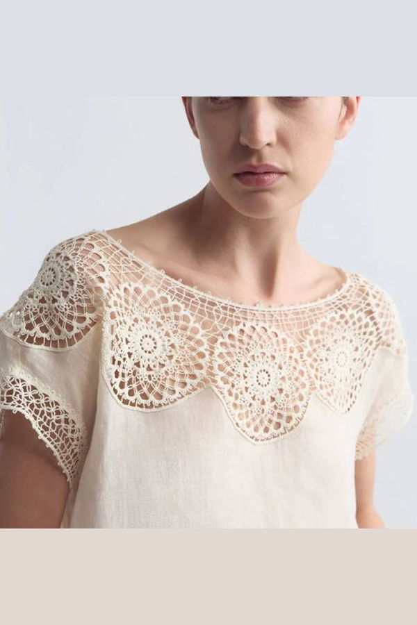 Nili Lotan Caila Top - Ivory