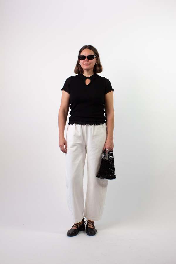 Eliza Faulkner Percy Microknit Top