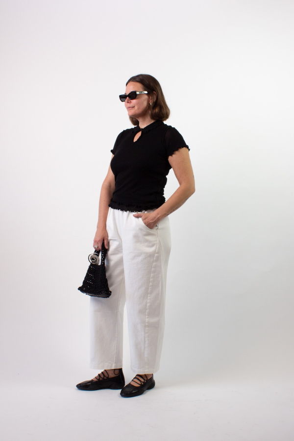 Eliza Faulkner Percy Microknit Top