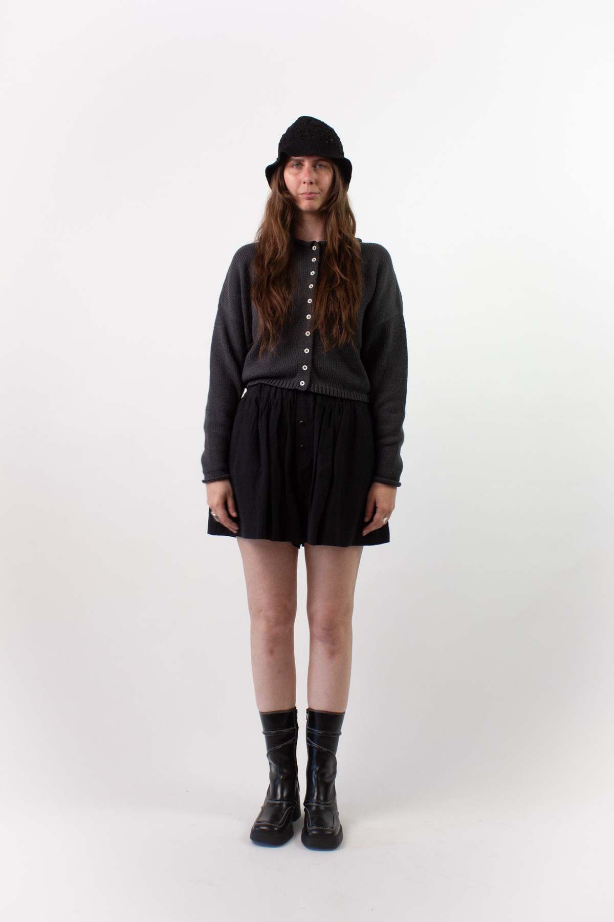 James Street Co. Peri Shrunken Cardigan - Image 1 of 4