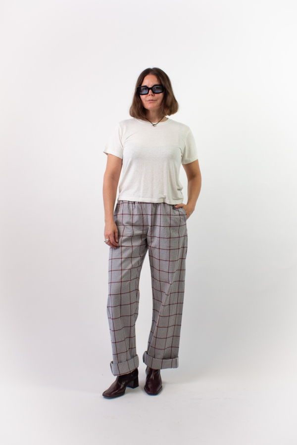 Abeline Plaid Garden Pant