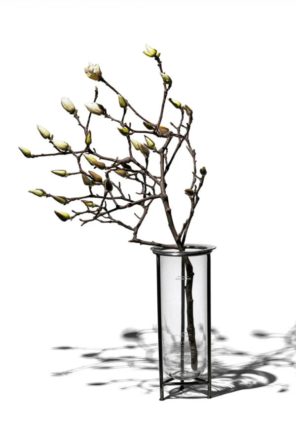 Puebco Glass Tube with Stand Vase