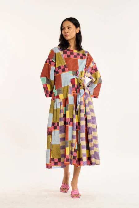 Sundry Mix Media Tank Dress - Navy | Garmentory
