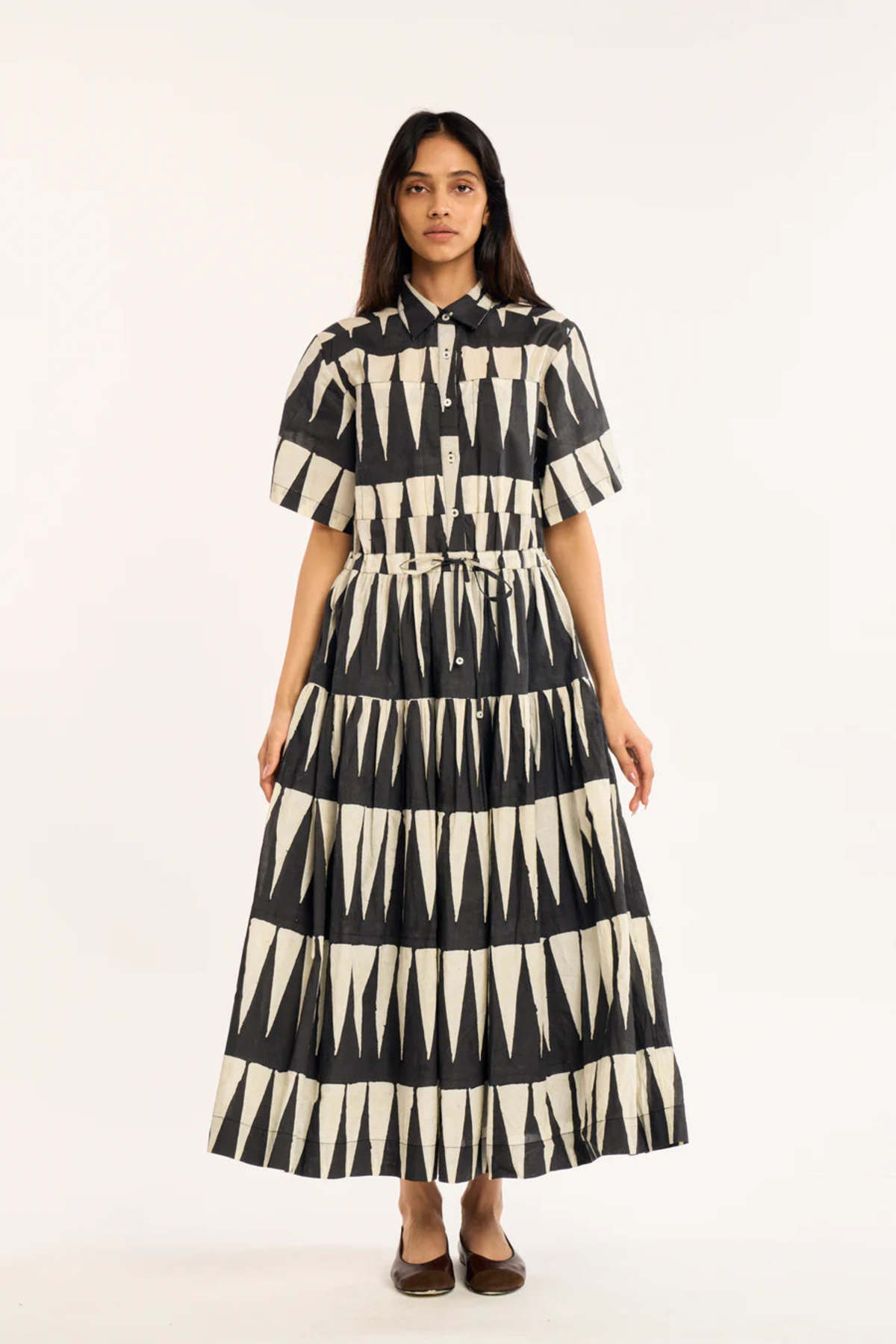RUJUTA SHETH Orca Dress in Delta Print - Image 1 of 7