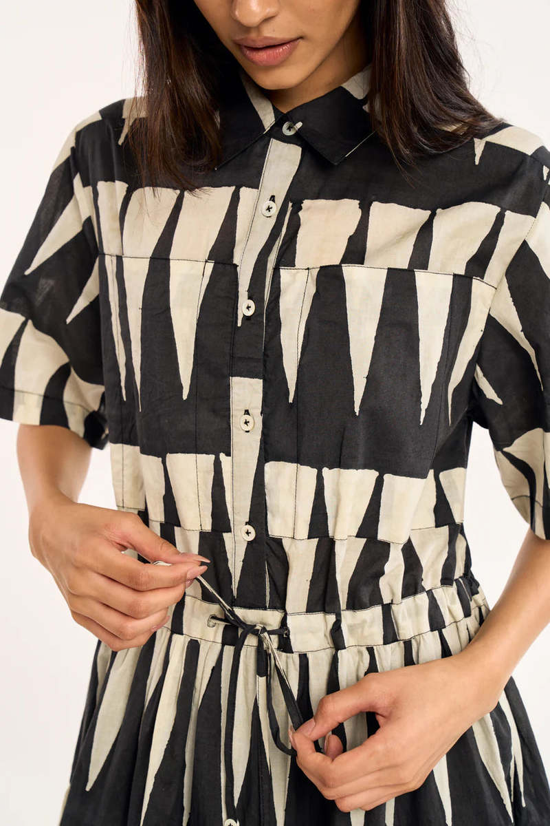 RUJUTA SHETH Orca Dress in Delta Print