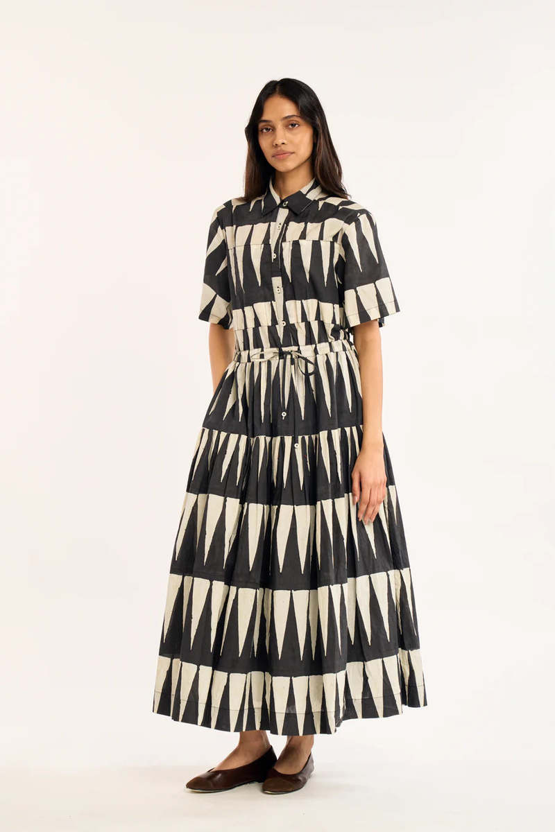 RUJUTA SHETH Orca Dress in Delta Print