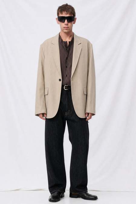 Studio Nicholson Sephon Coat - Tan | Garmentory