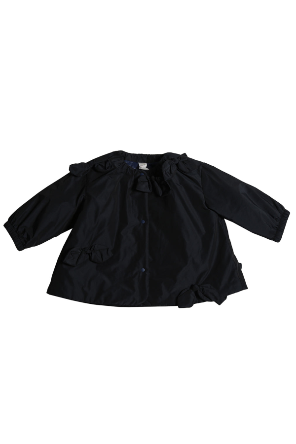 KIDS Tia Cibani Baby Estrella Bow Topper Jacket - Navy Blue