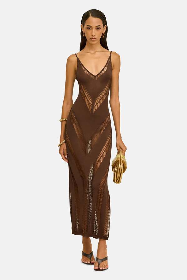 pink cowl neck maxi dress Embellished Cowl-Neck Maxi Dress in Pink - 6