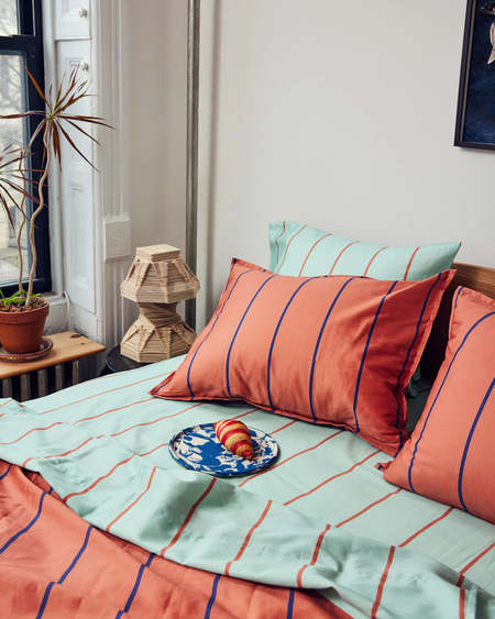 by Parra Earth Mother Duvet Cover - Dusty Blue | Garmentory