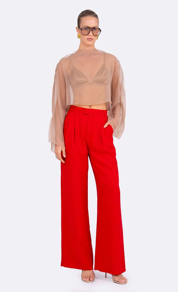 Nonchalant Label Gerber Pant - Red