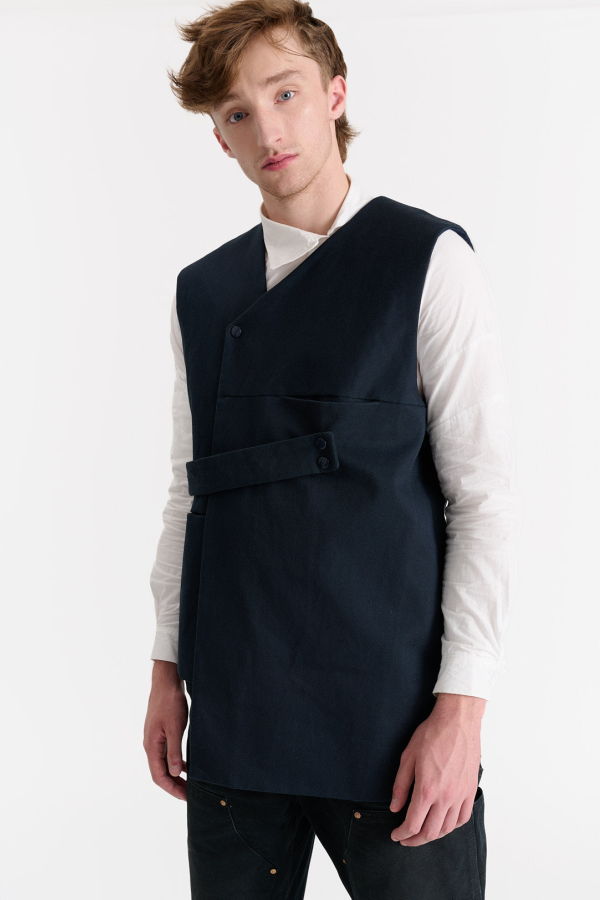 Shivajothi Asymmetrical Vest