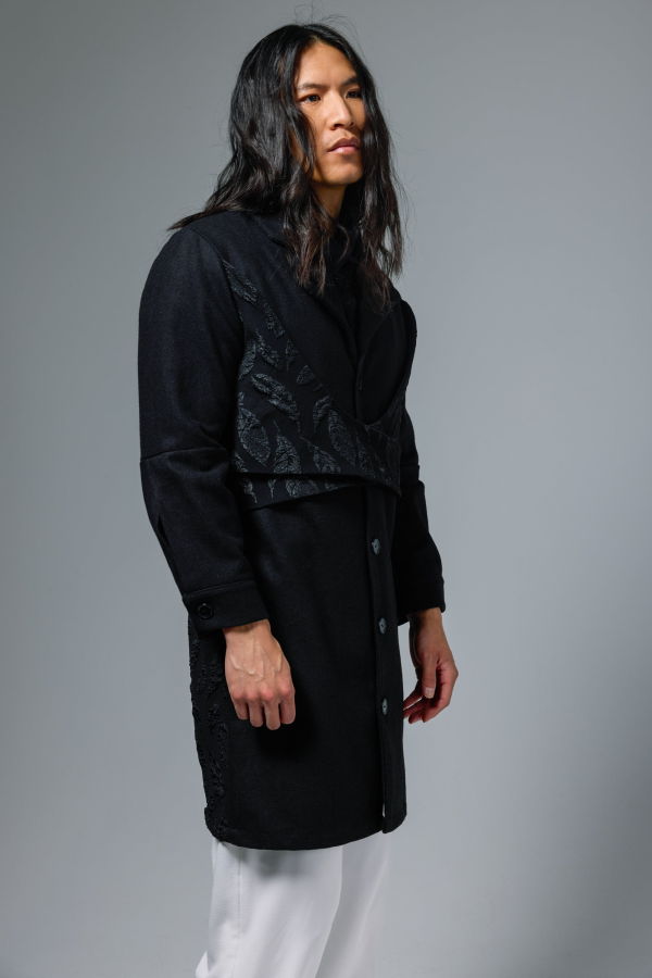 Shivajothi Crisscross Coat