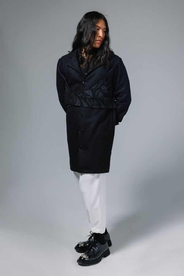 Shivajothi Crisscross Coat