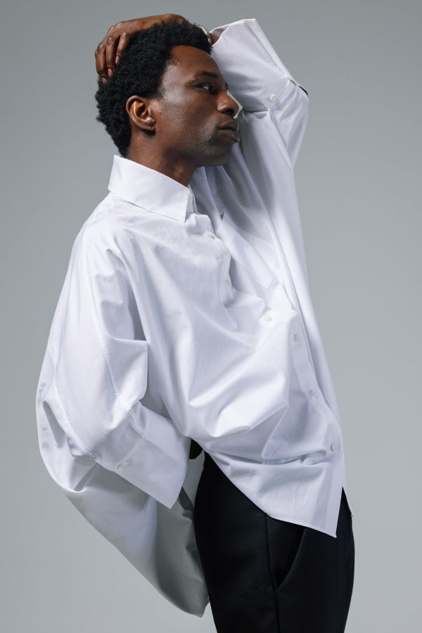 Shivajothi Kimono Sleeve Dress Shirt