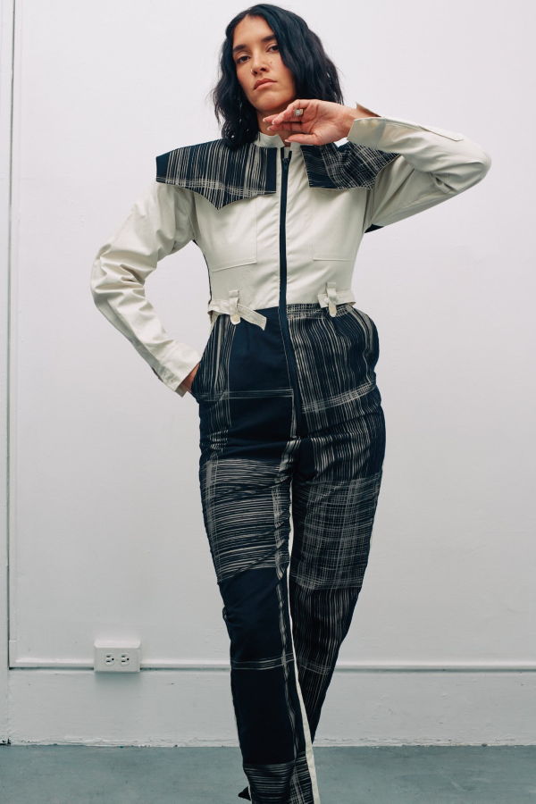 Shivajothi Limited Edition Two Tone Flight Suit - Ivory/Black