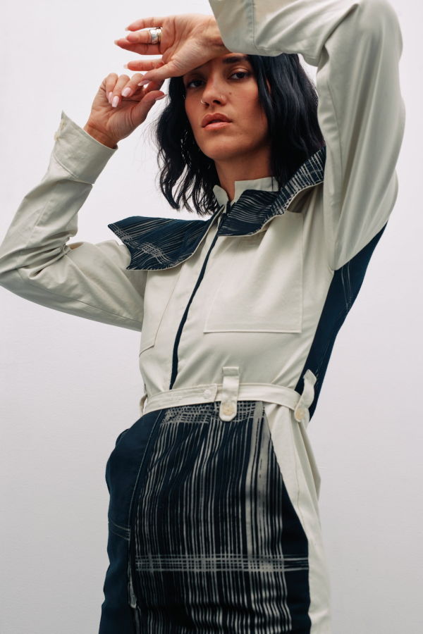 Shivajothi Limited Edition Two Tone Flight Suit - Ivory/Black