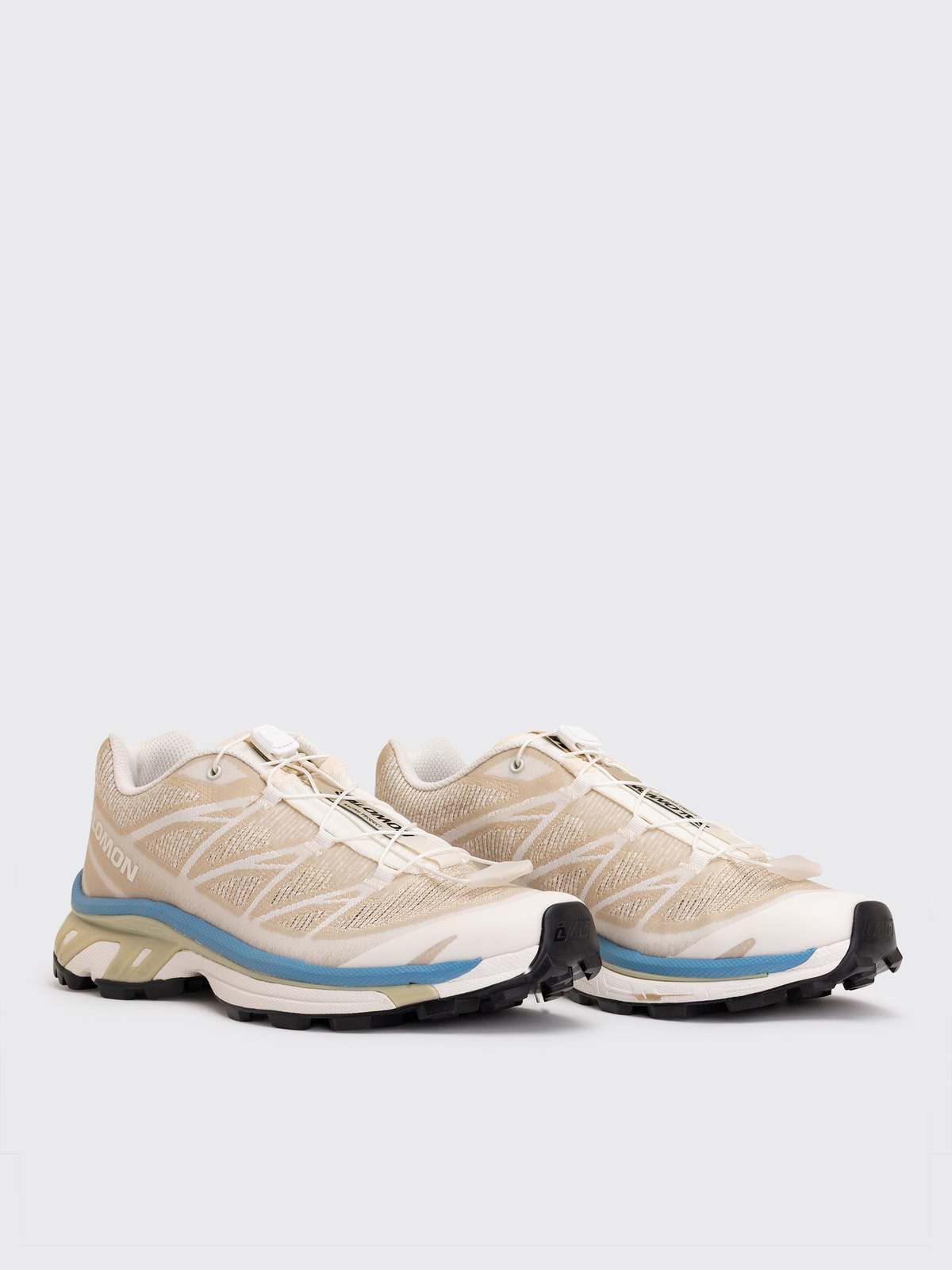 SALOMON XT-6 Shadow Trail Shoes - Vanilla Ice/Eucalyptus/Niagara - Image 2 of 4