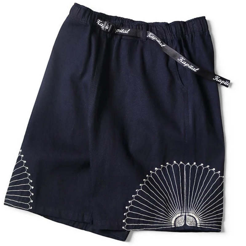Kapital 10oz Denim Easy Short Pants (Furoshiki Embroidery)