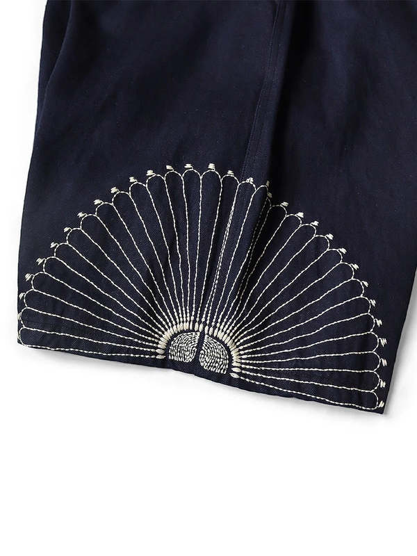 Kapital 10oz Denim Easy Short Pants (Furoshiki Embroidery)