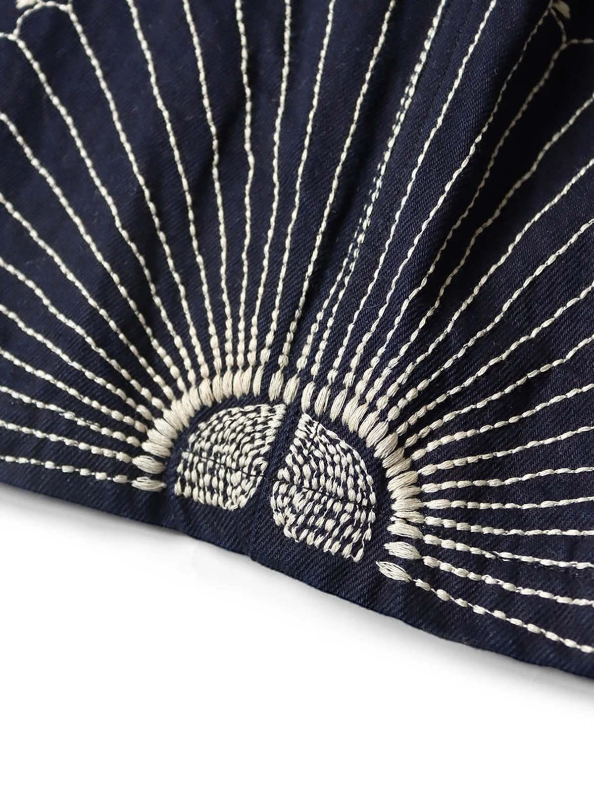 Kapital 10oz Denim Easy Short Pants (Furoshiki Embroidery) - Image 7 of 9
