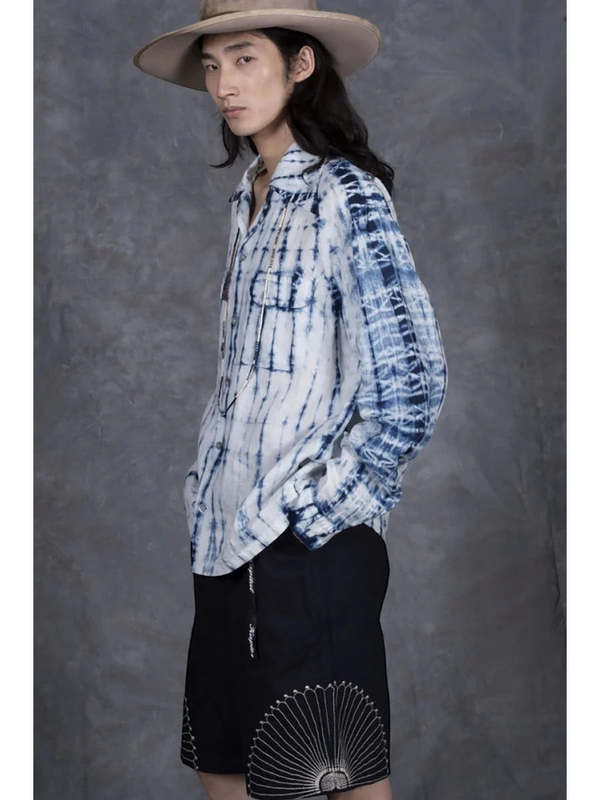 Kapital 10oz Denim Easy Short Pants (Furoshiki Embroidery)