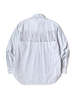 Kapital Cotton Stripe Fringed Husky Western Shirt - Big Border - Thumbnail 2