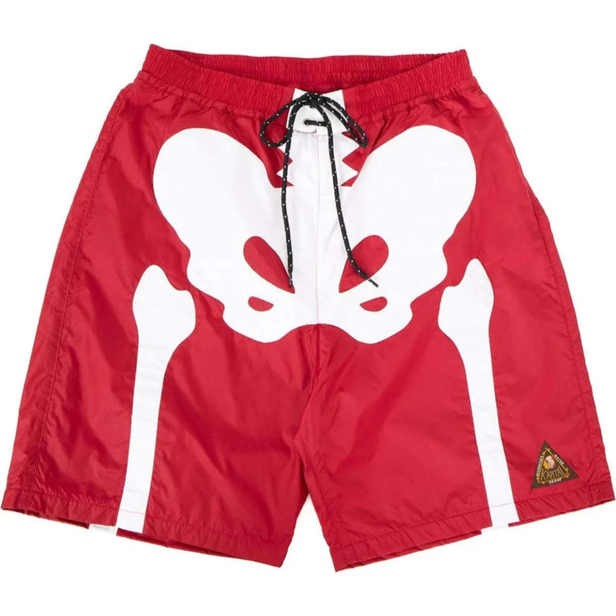 Kapital Nylon Bone Swimsuit - Red - Image 1 of 4