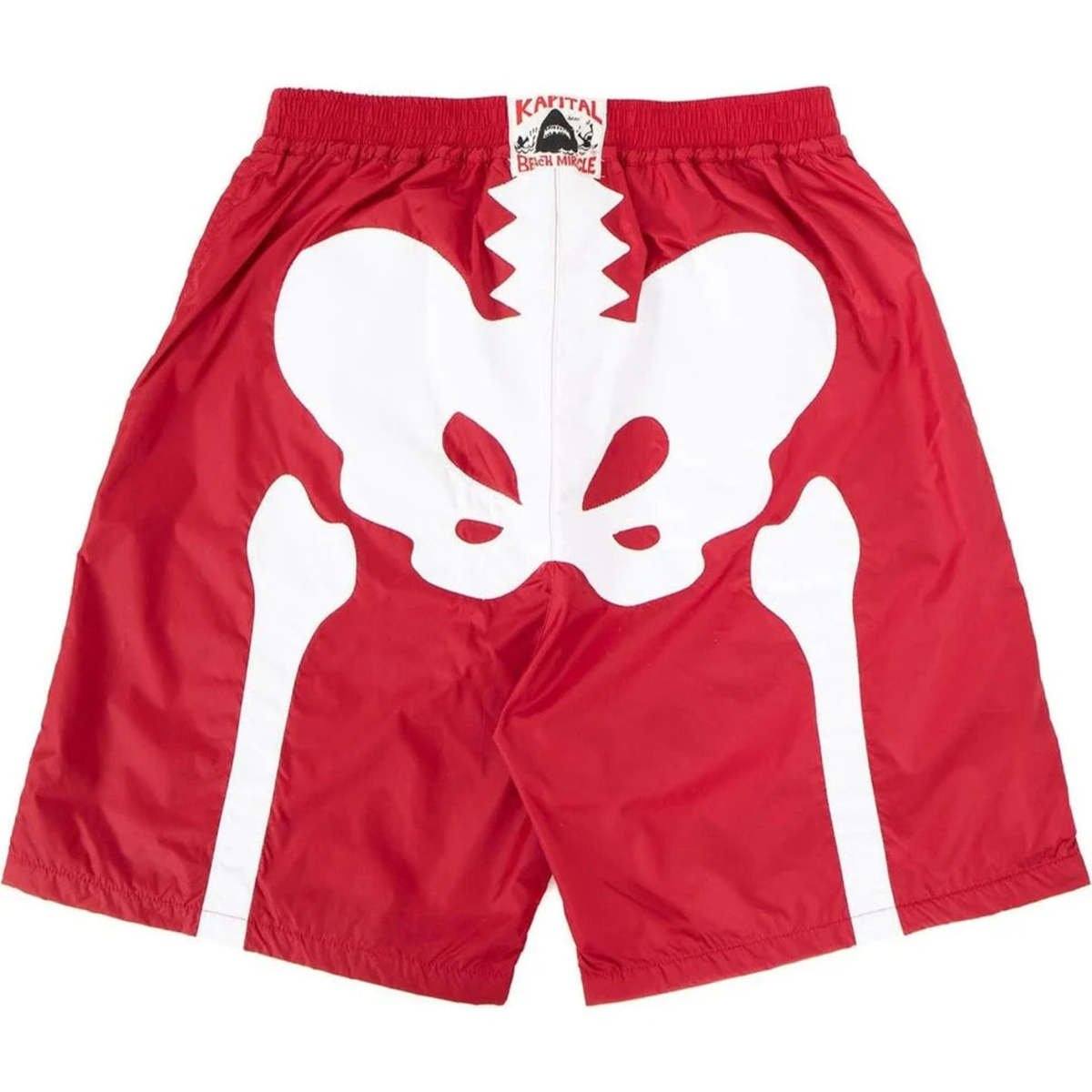 Kapital Nylon Bone Swimsuit - Red - Image 4 of 4