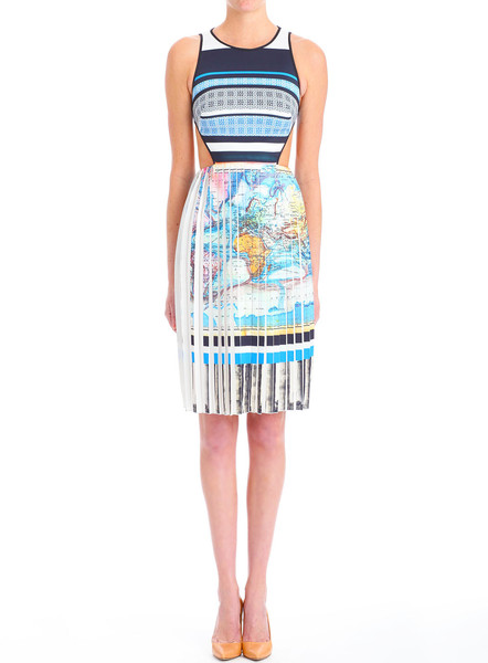 Clover Canyon Ancient World Map Dress Clover Canyon Ancient World Map Dress