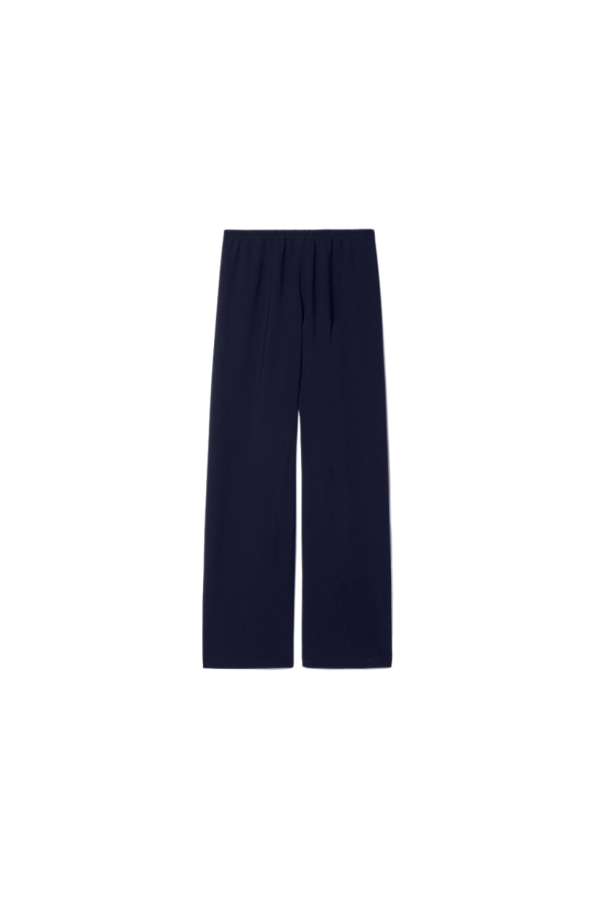 Nili Lotan Marlow Wide Leg Pant - Midnight