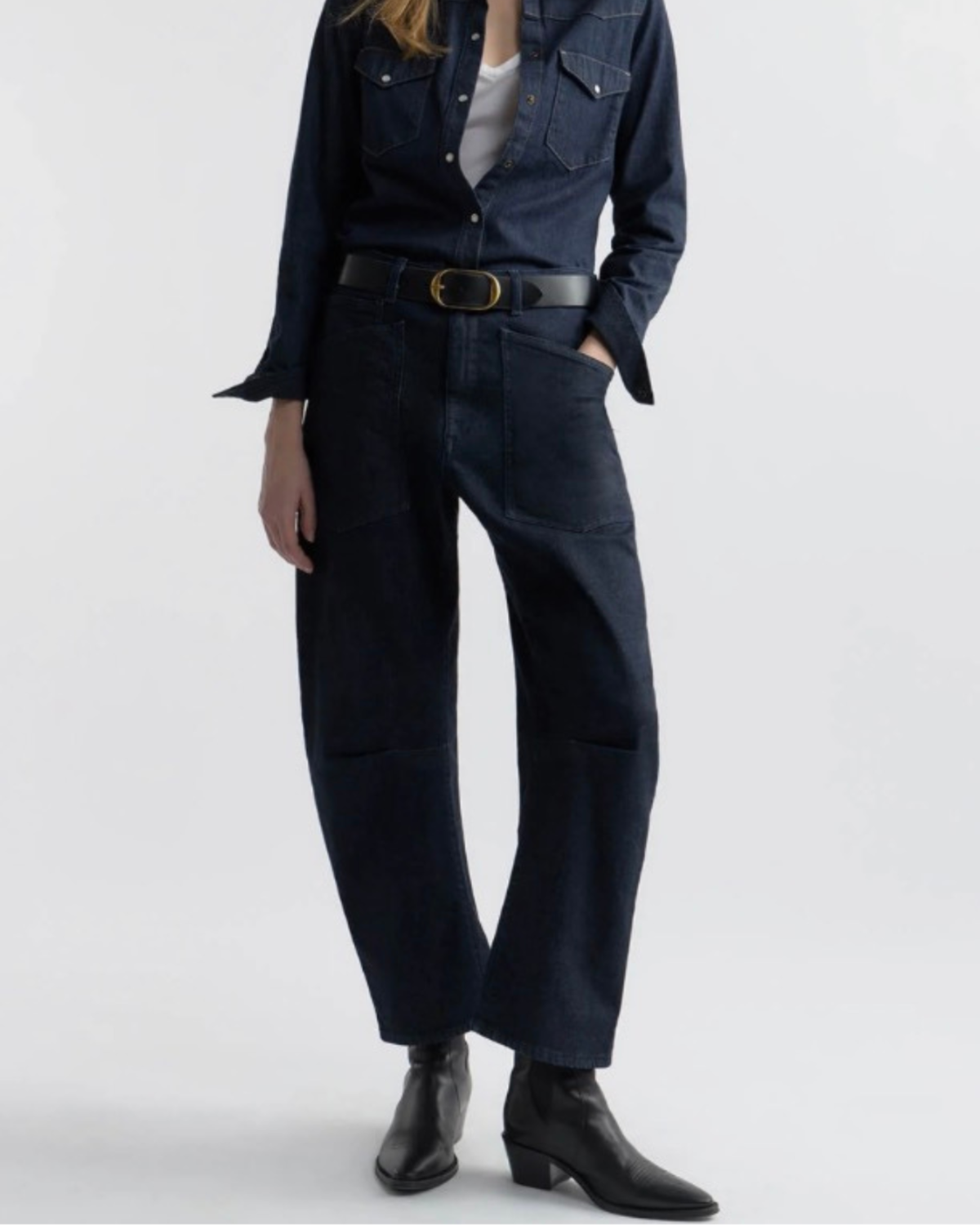 Nili Lotan Shon Jean - Indigo Rinse - Image 2 of 6