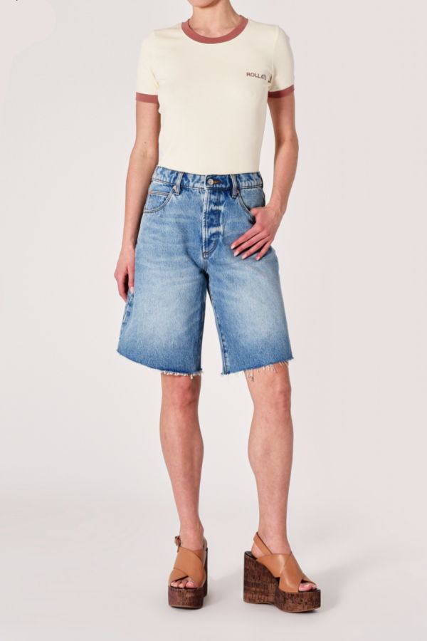 Rollas Charolette Short Lennon Vintage - Denim