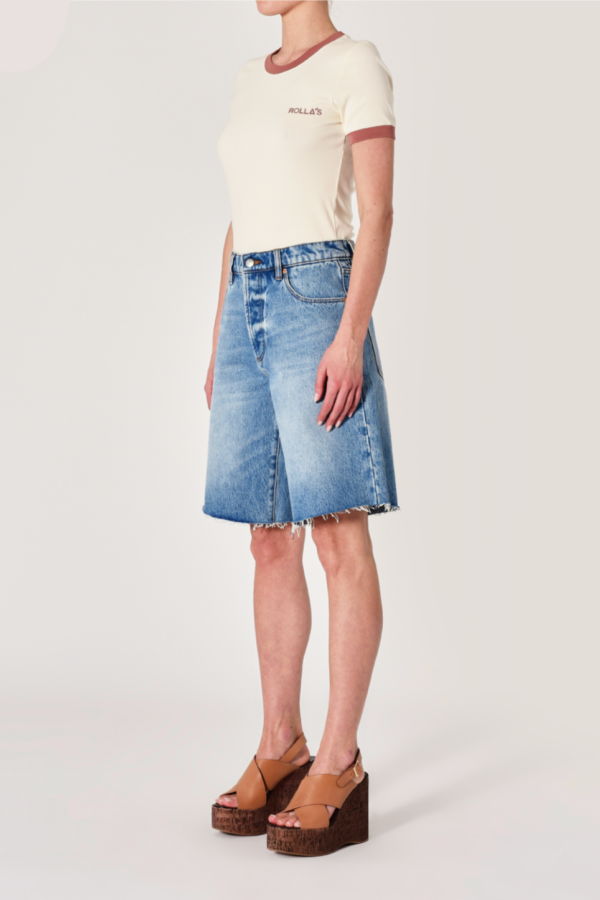 Rollas Charolette Short Lennon Vintage - Denim
