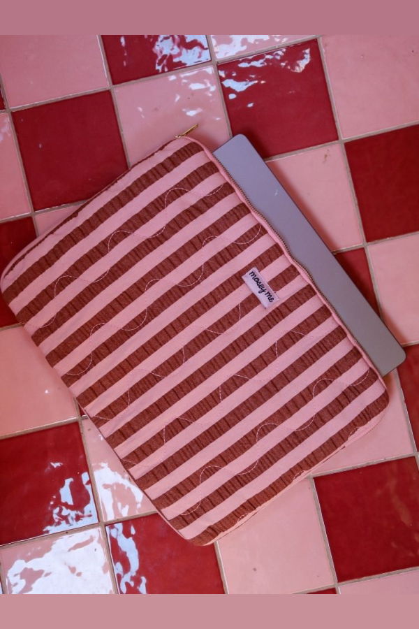 Mosey Me Sundae Seersucker Laptop Case