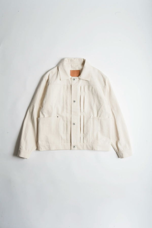 Saturday Project Pleated Denim Jacket