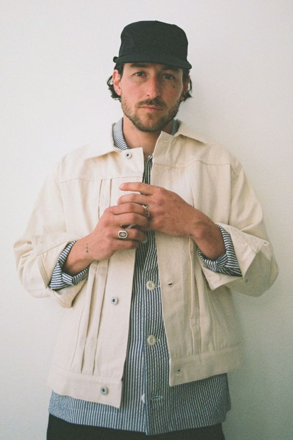 Saturday Project Pleated Denim Jacket