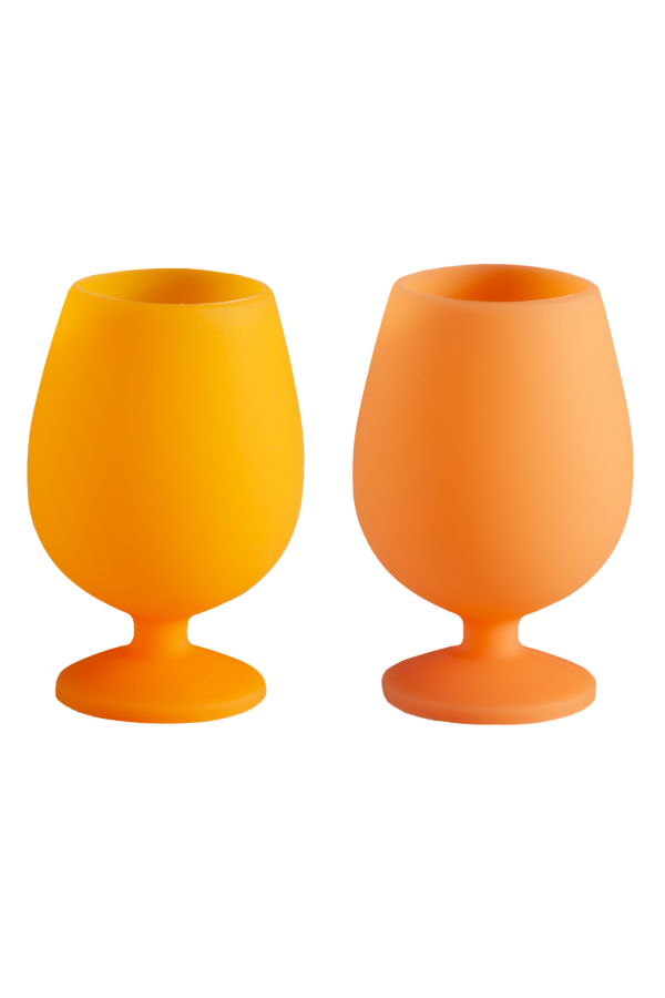 Porter Green Stemm Silicone Unbreakable Wine Glasses