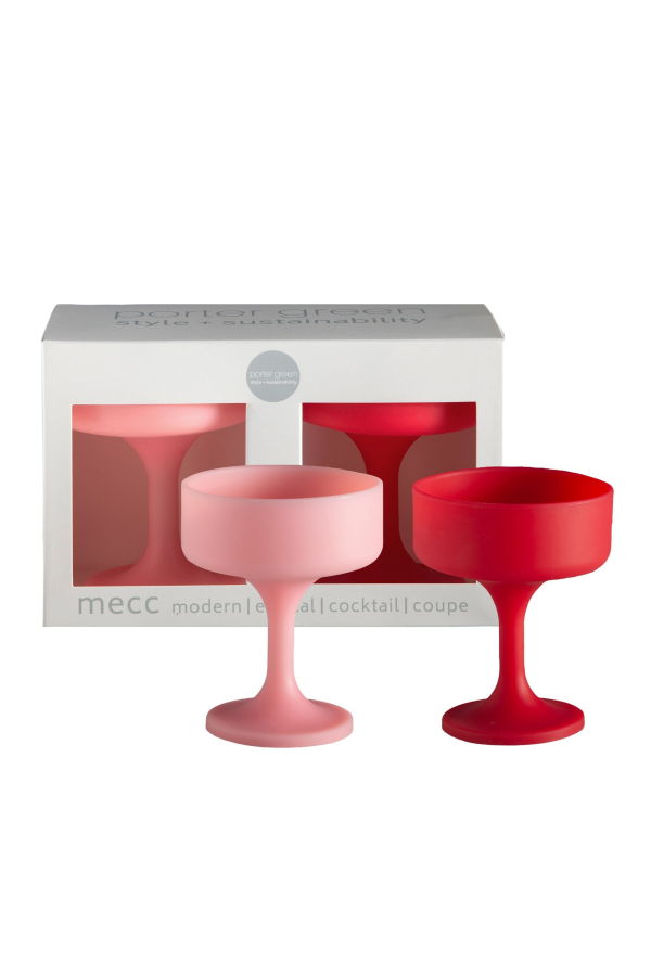 Porter Green Mecc Silicone Unbreakable Cocktail Glasses