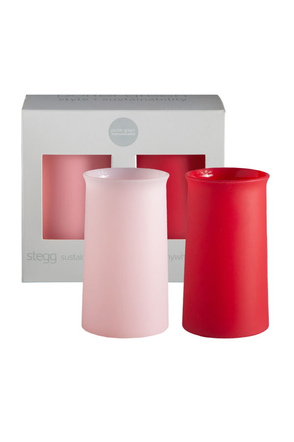Porter Green Stegg Silicone Unbreakable Highball Glasses
