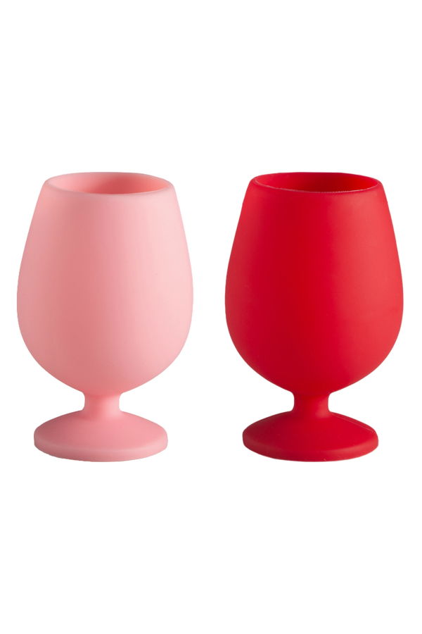 Porter Green Stemm Silicone Unbreakable Wine Glasses