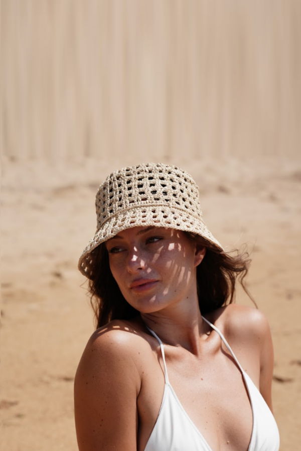 Zanatany Concepts Kit Kat Raffia Hat