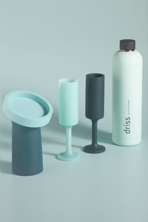 Porter Green Stegg Silicone Unbreakable Highball Glasses