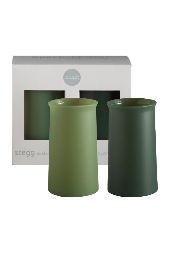Porter Green Stegg Silicone Unbreakable Highball Glasses