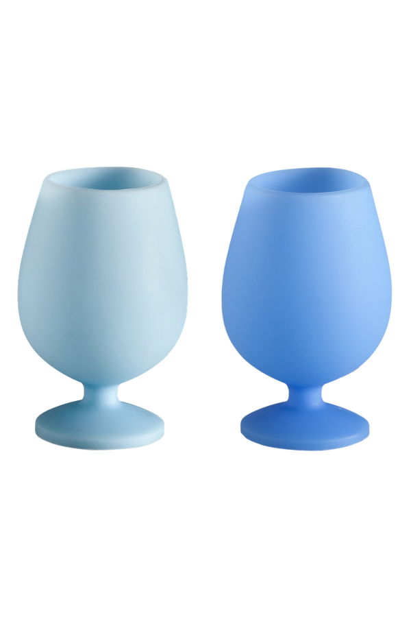 Porter Green Stemm Silicone Unbreakable Wine Glasses
