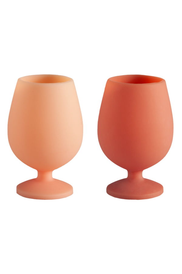Porter Green Stemm Silicone Unbreakable Wine Glasses