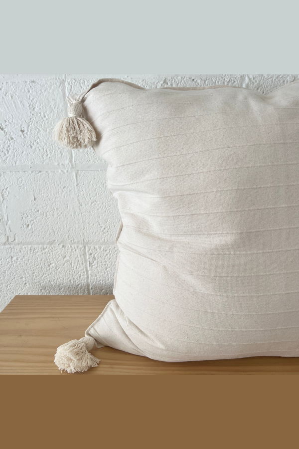Loom Imports XL Cotton Tassel Pillow No. 1
