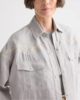 TWP Carter Shirt With French Knots - Gray - Thumbnail 6