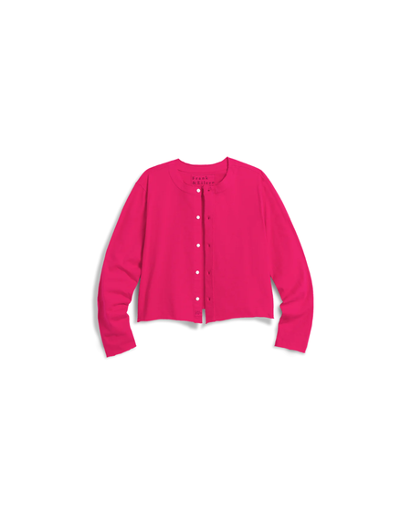 White Mohair Ribbed Cardigan | Garmentory