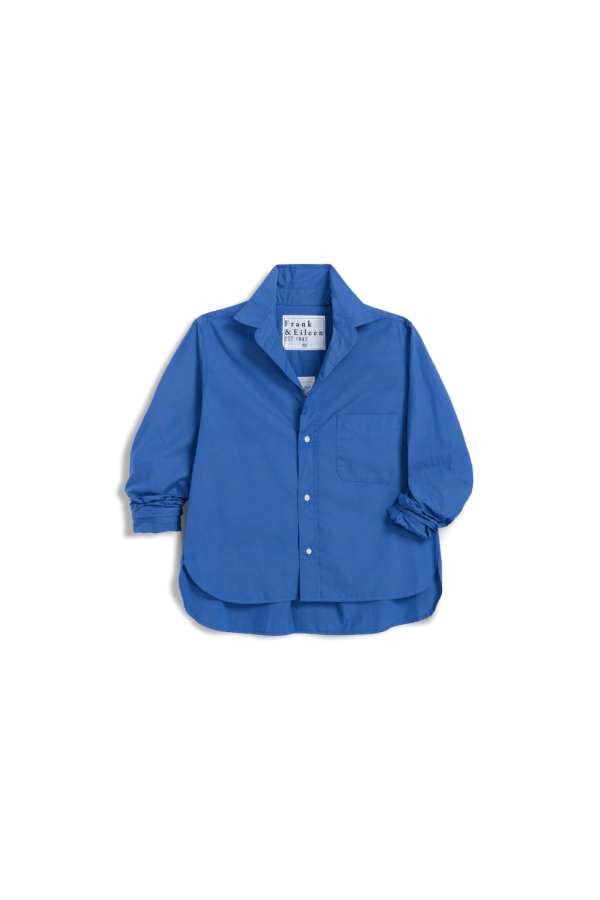 Frank & Eileen Silvio Untuckable Button-Up Shirt - Royal Blue